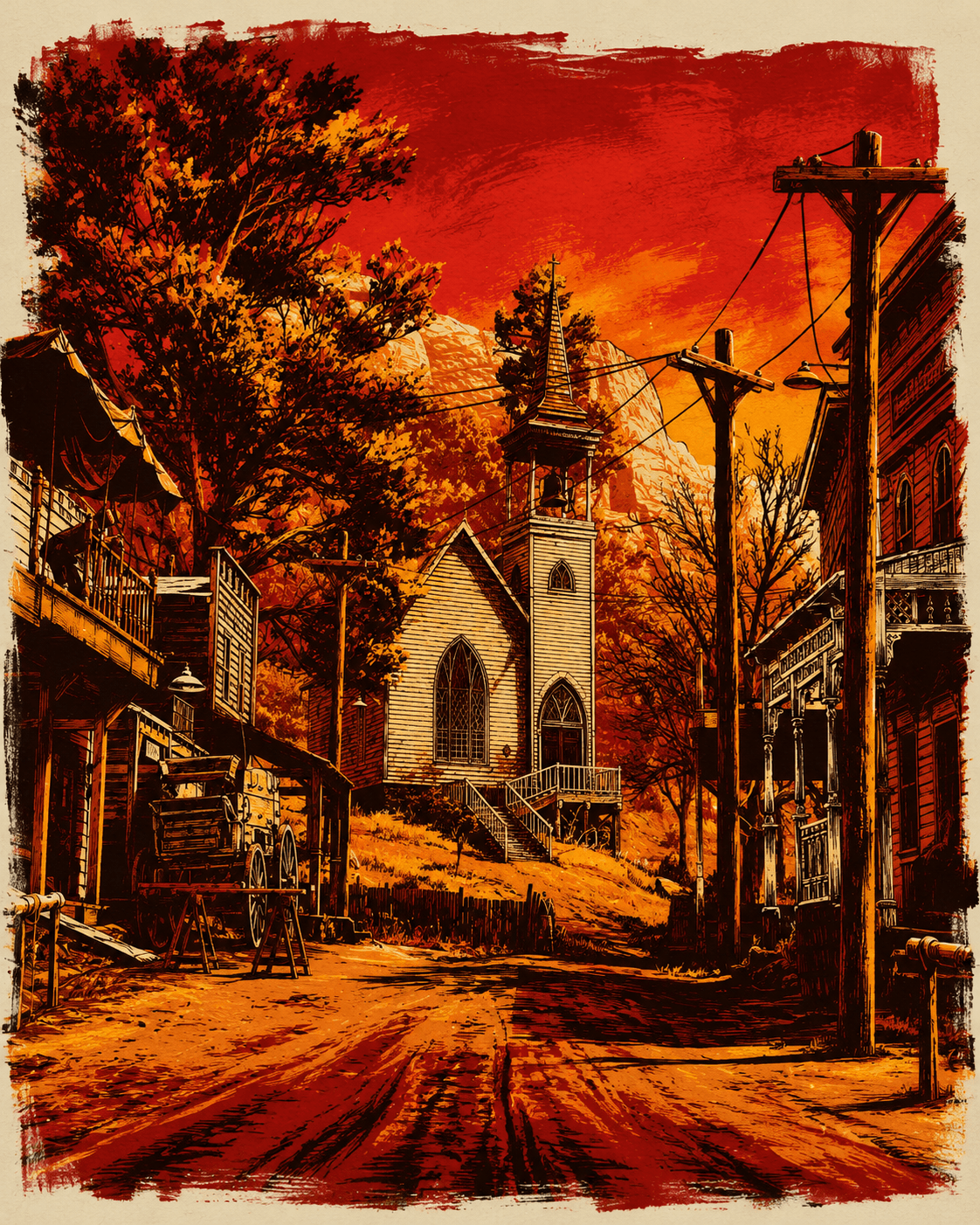 Valentine, la città principale di Outlaws Roleplay